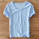 Christine | T Shirt aus Bio Baumwolle – Blau