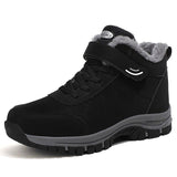 Wasserdichte Pelzschuhe von Cibu – Schwarz