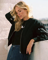 Stylische streetwear-bomberjacke - henia – Armeegrün