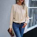 Claudia | Leichtes und luftiges Breeze Top – Beige