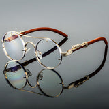 ChromaLens – Panthera Retro Sonnenbrille – Weiß