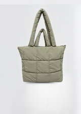 Crissy Handtasche Damen – Gesteppte Tasche – Große Shopper – Grün