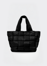 Handtasche Damen – Puffy Tasche Crossbody Nylon – Leicht – Schwarz