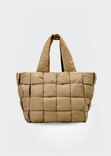 Handtasche Damen – Puffy Tasche Crossbody Nylon – Leicht – Khaki