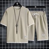 Cole | Waffelstrick Freizeit- & Sportset – Khaki
