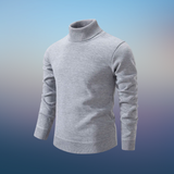 Samuel - rollkragenpullover aus seidenwolle – Grau