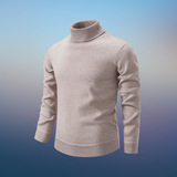 Samuel - rollkragenpullover aus seidenwolle – Beige