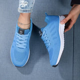 Bequeme Damensneaker mit atmungsaktivem Design – Hellblau