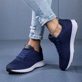 Bequeme Damensneaker mit atmungsaktivem Design – Blau