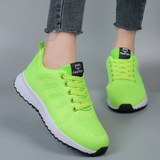 Bequeme Damensneaker mit atmungsaktivem Design – Grün