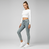 Bequeme weiße Sneakers für Damen – Weiß