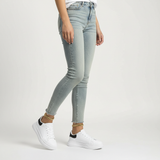 Bequeme weiße Sneakers für Damen – Weiß/Schwarz
