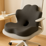 ComfyRest | Ergonomische Sitzkissen mit integrierter Rückenlehne – Dunkelgrau