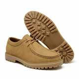 Jasson – Schnürschuhe Aus Wildleder mit Mokassin-Spitze – Braun