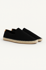 Connor Espadrilles aus Wildleder – Schwarz