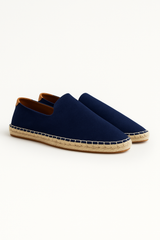 Connor Espadrilles aus Wildleder – Blau