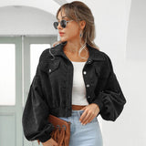 Cordelia | Lässige leichte Jacke – Schwarz