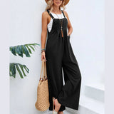 Arlei | Damen Sommer Elegant Einteiler | Leichte – Schwarz