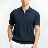 Olaf | Stilvolles Polo-T-Shirt – Dunkelblau