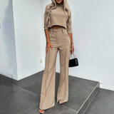 Filame - Elegantes zweiteiliges Set – Creme