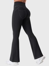Zyronia | Atmungsaktive Sport Leggings für Damen Sommer – Schwarz