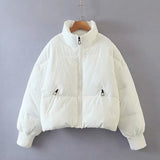 Leichte Damen Pufferjacke - Sofia – Weiß