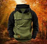 William™ | Multifunktionaler Winter-Hoodie – Grün