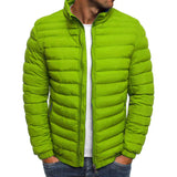 Stylischer parka für herren – david – Grün