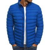 Stylischer parka für herren – david – Dunkelblau