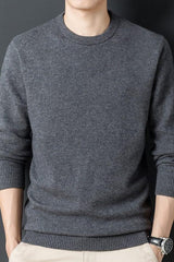 Louis | Kaschmirpullover – Grau