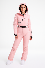 Damen Winterski-Overall | Wasserdichte Ausführung für Schnee – Rosa