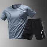 Verexo | Atmungsaktives Activewear-Set für Herren – Blau