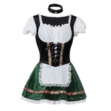 Damen Verspieltes Modernes Dirndlkleid | Mini – Grün