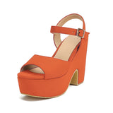 Paeris | Bequeme und modische Sandalen – Orange