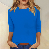 Stilvolles Damen Langarmshirt - Ava – Blau
