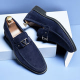 Valentiano - Eleganter Slip-On-Loafer – Blau