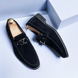 Valentiano - Eleganter Slip-On-Loafer – Schwarz