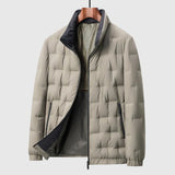 Warme Daunenjacke für Herren – Beige