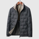 Warme Daunenjacke für Herren – Schwarz
