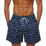 Josef Badeshorts mit Kordelzug – Marineblau