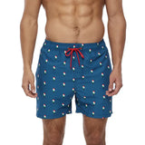 Josef Badeshorts mit Kordelzug – Blau