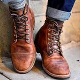 David – Schnürstiefel für herren – Braun