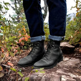 Jarrett - Retro-Schnürstiefel für Herren – Schwarz