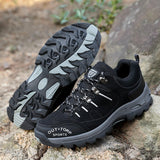 David | Leichte Wanderschuhe mit rutschfester Sohle – Schwarz