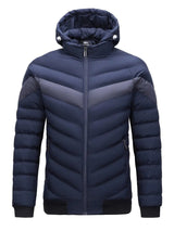 Leichte wattierte winterjacke für herren – yannick – Hellblau