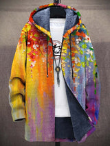 Lina™ | Luxuriöser Cardigan mit künstlerischer Inspiration – Regenbogen