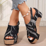 Clara | Leicht Atmungsaktiv Sandalen – Schwarz