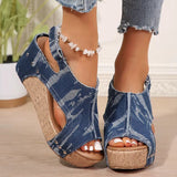 Clara | Leicht Atmungsaktiv Sandalen – Blau