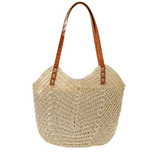 Vegane Leder Tote Bag – Minimalistische Große Schultertasche – Weiß