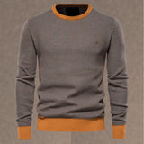 Henry - Eleganter und warmer Sweater – Orange